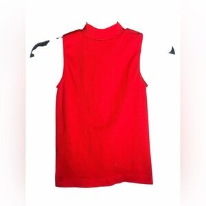 Soho Lady Vibrant Red Sleeveless Women's Tank Top Small